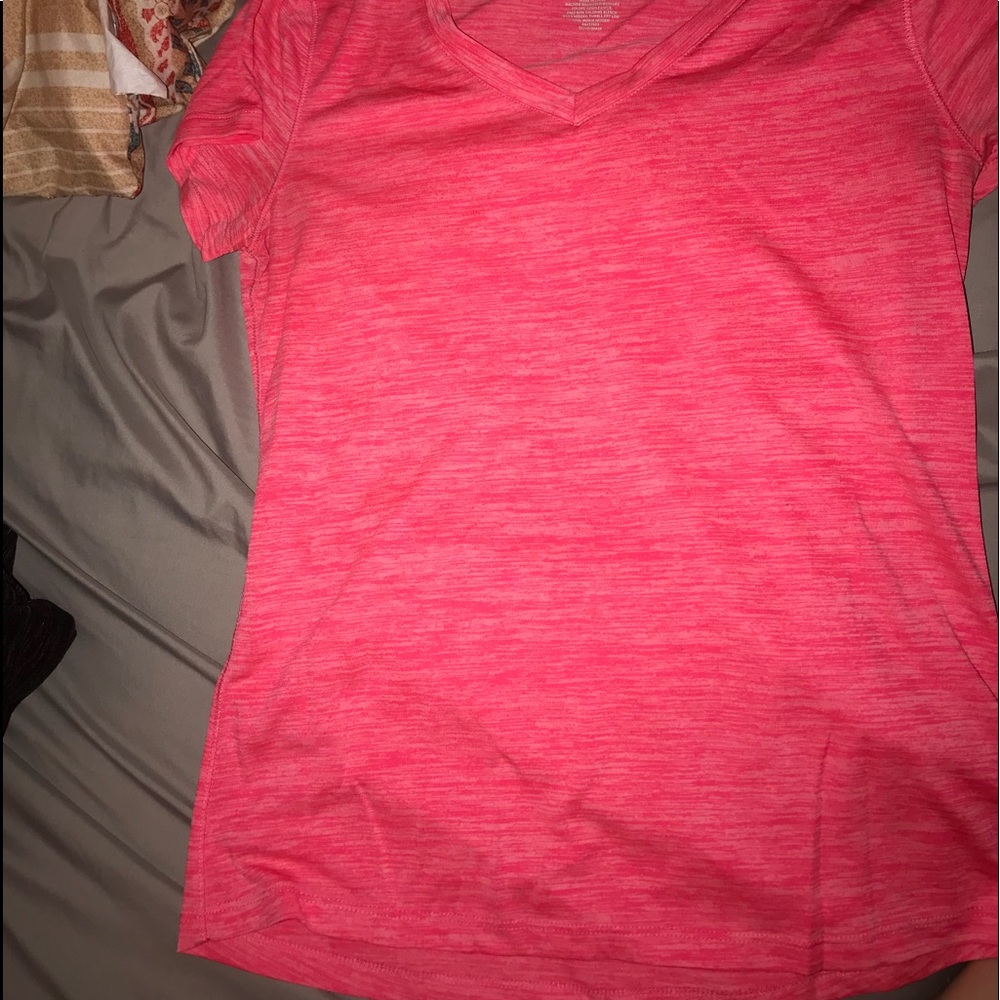 Pink athletic shirt
